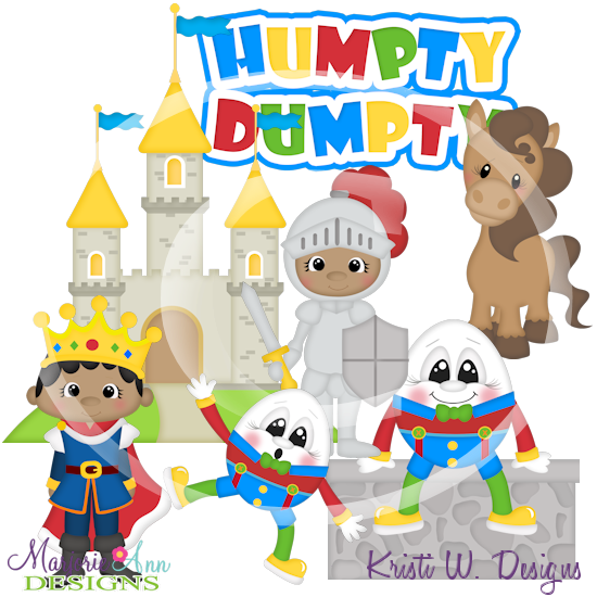 Humpty Dumpty 2 Dark SkinSVG Cutting Files/Paper Piecing+Clipart - Click Image to Close
